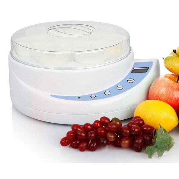 Electric Yoghurt Maker 8 Cup Digital Lcd Temp Timer 150Ml Cup X8 Xj-5K102