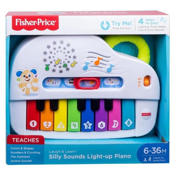 Fisher-Price Laugh and Learn Silly Sounds Light-Up Piano