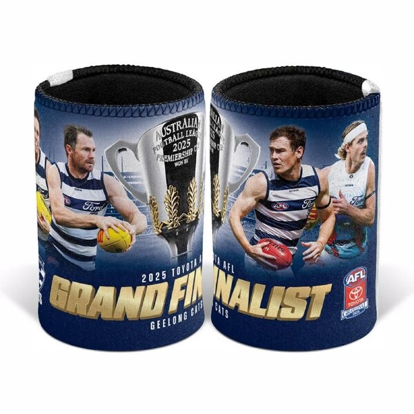 Geelong Cats AFL 2025 Finalist Player Can Cooler Stubby Holder