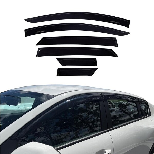 Luxury Weather Shields for KIA K4 Sedan 2024-Onwards 6PCS