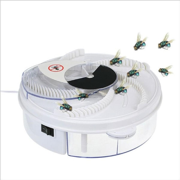 Automatic Fly Catcher Fly Trap Catcher Device Indoor Repel Tool Silent Household Flying Control for Home USB Powered