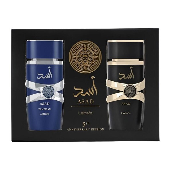 Asad & Asad Zanzibar 100ml EDP Gift Set By Lattafa (Men's)