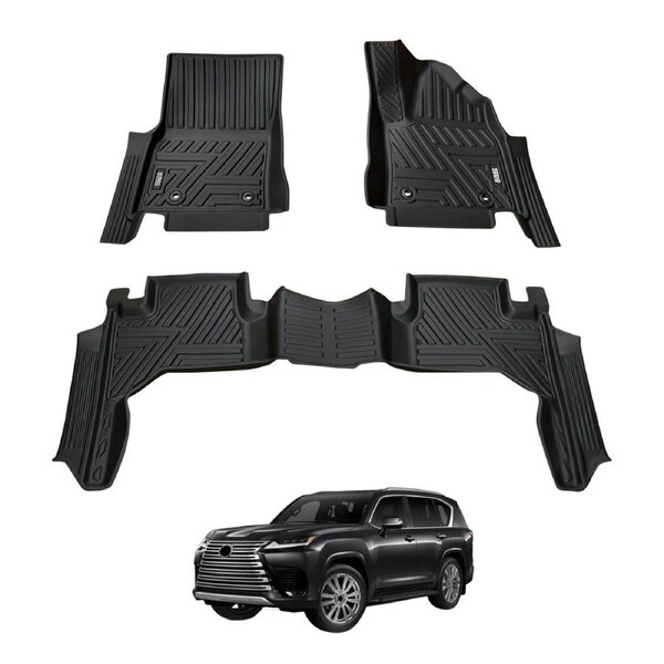 5D Car Floor Mats for LEXUS LX Series LX500d LX600 2021-Onwards