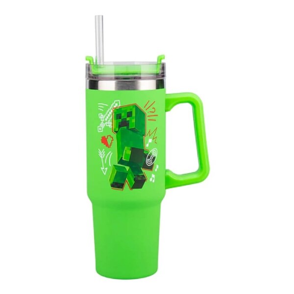 Paladone Minecraft Green 900ml Travel Cup