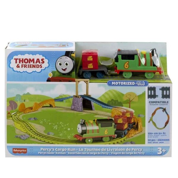 Fisher-Price Thomas and Friends Percy's Cargo Run Motorized Track Set