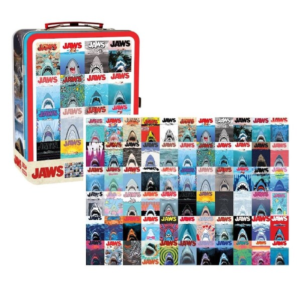 Aquarius Jaws 500 Piece Puzzle Fun Box Set