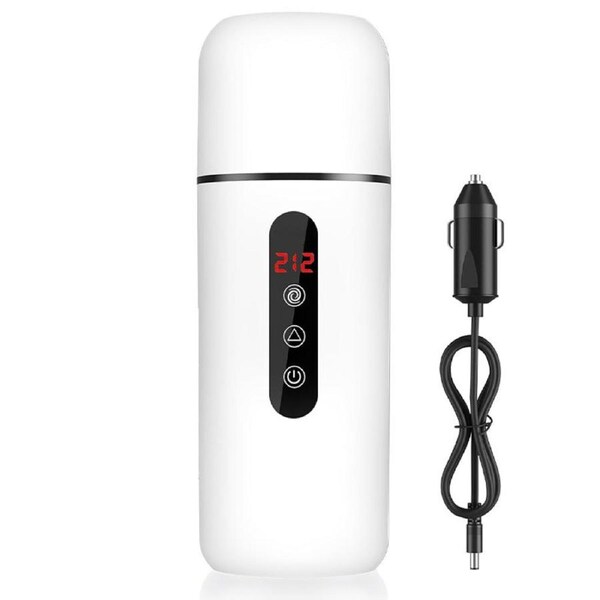 Catzon Electric Travel Kettle Portable 12V 24V Car Coffee Warmer Heater