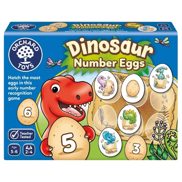 Orchard Toys - Dinosaur Number Eggs Game