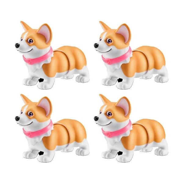 4PK Zuru Pet's Alive Booty Shakin Pups Miniatures Kids/Children - 3y+ Assorted