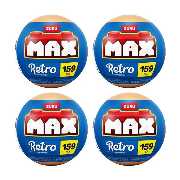 4PK Zuru Max Premium Retro Series 2 Guitar & Amp Miniatures Kids/Children - 8y+