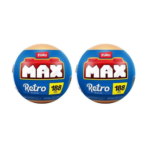 2PK Zuru Max Premium Retro Series 2 Handheld Game Console Kids/Children - 8y+