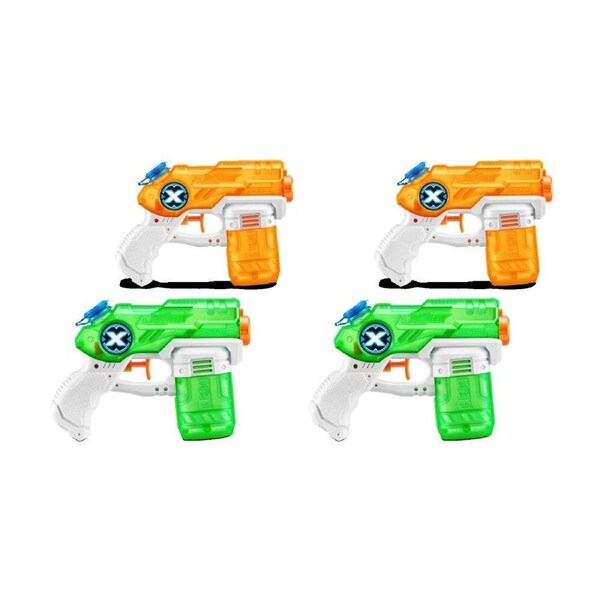 2x 2pc Zuru Xshot Water Blaster Stealth Soaker Gun Kids/Children - 4y+
