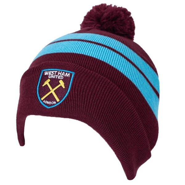 West Ham United FC Bar Knit Ski Hat