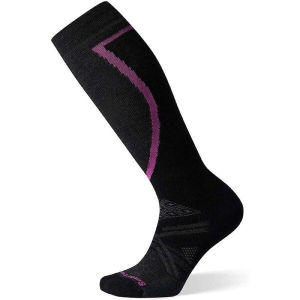 Smartwool Women's Phd Wool Ski Snow Socks - Black L