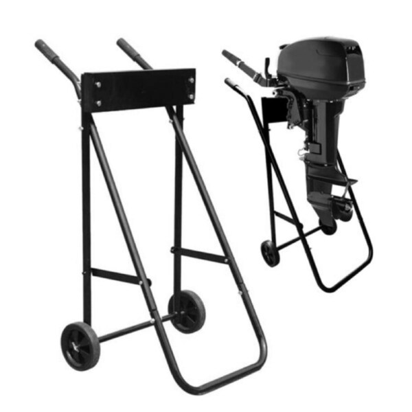 Outboard Boat Motor Stand Carrier Cart Engine Stand Multi Purpose Easy to Use Sturdy Support