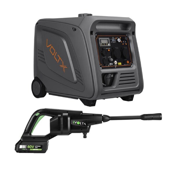 VoltX 4.2KW Inverter Generator + 40V Cordless High Pressure Washer