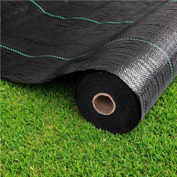 InstaHut 2x50m Weed Mat 110GSM Extra Durable Wear & UV Resistant Heavy Duty Weed Control Mat Plant
