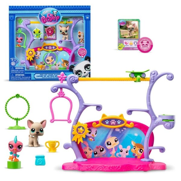 Littlest Pet Shop Pets Got Talent Playset Collectible Figures Accessories 3+