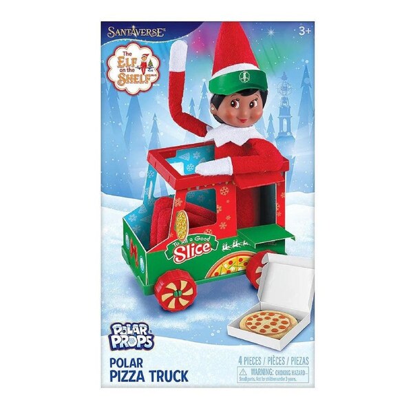 The Elf on the Shelf Polar Props Pizza Truck