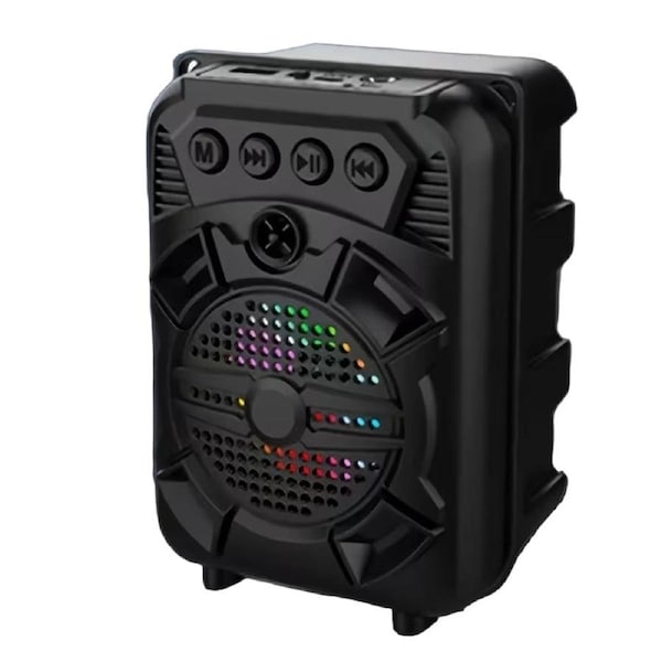 Portable Wireless Speaker with LED Light