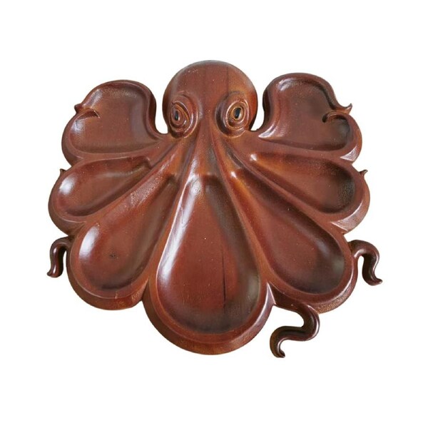 Octopus Shaped Food Tray Serving Plate for Kitchen Hotel Restaurant Party Food