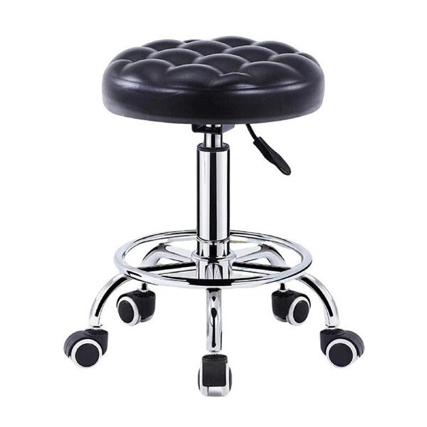 Bar Stool Swivel Height Adjustable Round Stool for Kitchen Bar Home Office