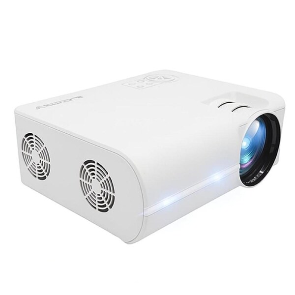 Portable 1080p HD Projector with WiFi, Auto Focus, 150" Screen & Smart Apps