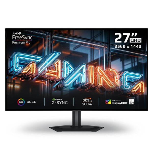 Gigabyte 27in WOLED 280Hz G-Sync Gaming Monitor (MO27Q28G)