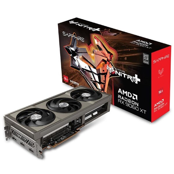 Sapphire Nitro+ AMD Radeon RX 9060 XT Gaming OC 16GB Dual Graphics Card (11350-01-20G)