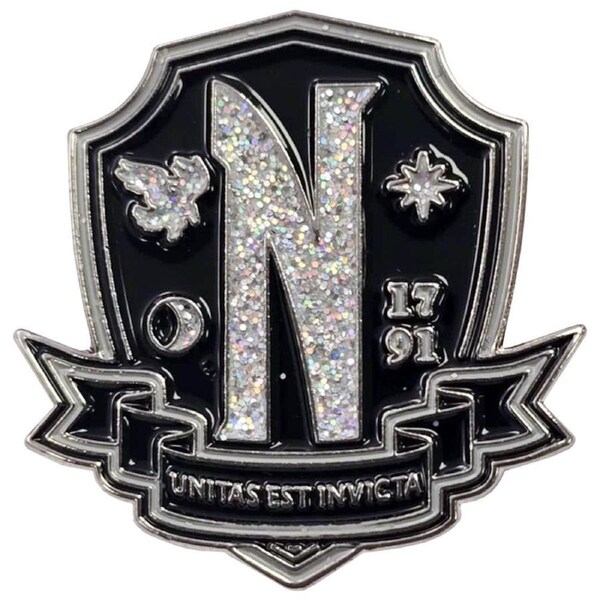 Wednesday Nevermore Pin Badge