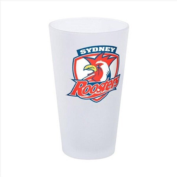 NRL - Roosters Frosted Glass