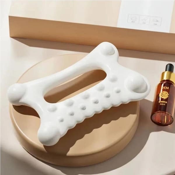 2Pcs Resin Gua Sha Massage Board Portable Full Body Scraping Plate