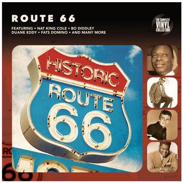 Bellevue Long Play Vinyl Record Route 66 30x30cm Rock Blues & Soul Music
