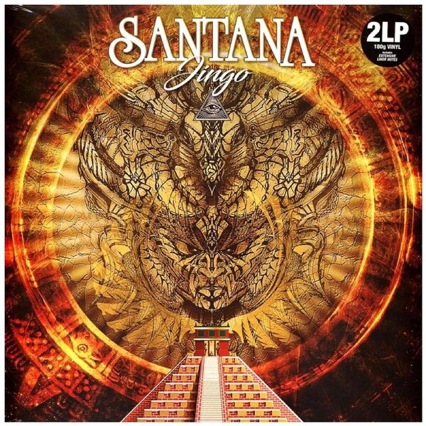 Bellevue Long Play Vinyl Record Santana Jingo 30x30cm Latin Rock Music