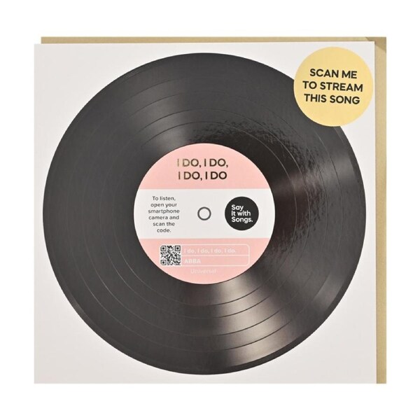 Say It With Songs Greeting Card I Do, Do ABBA 16.5x16.4cm