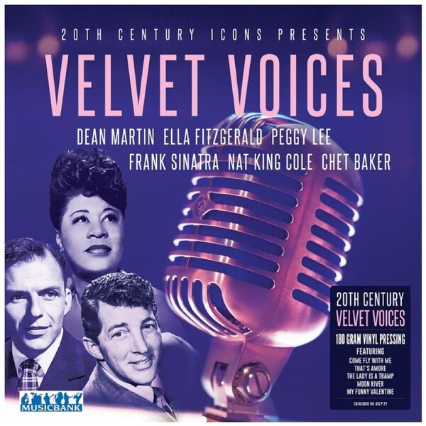 Karrex Long Play Vinyl Music Record 20th Century Velvet Voices 30x30cm