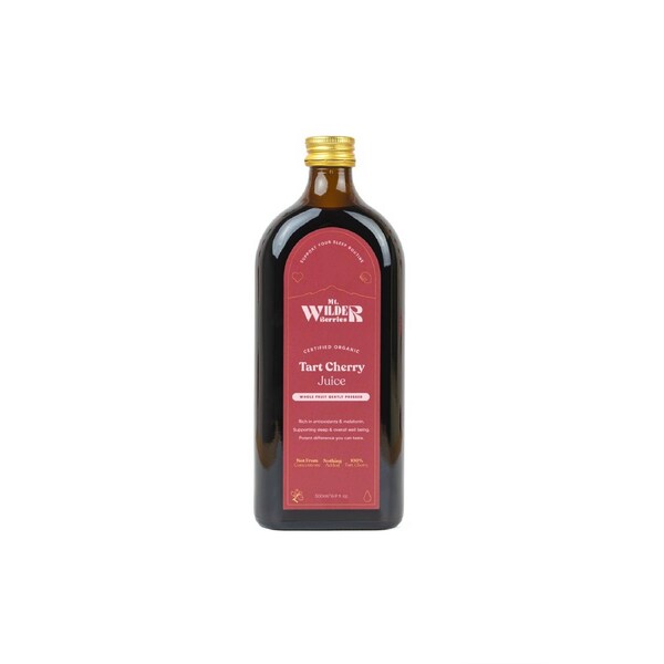 Certified Organic Tart Cherry Juice - 500mL x 6 pack