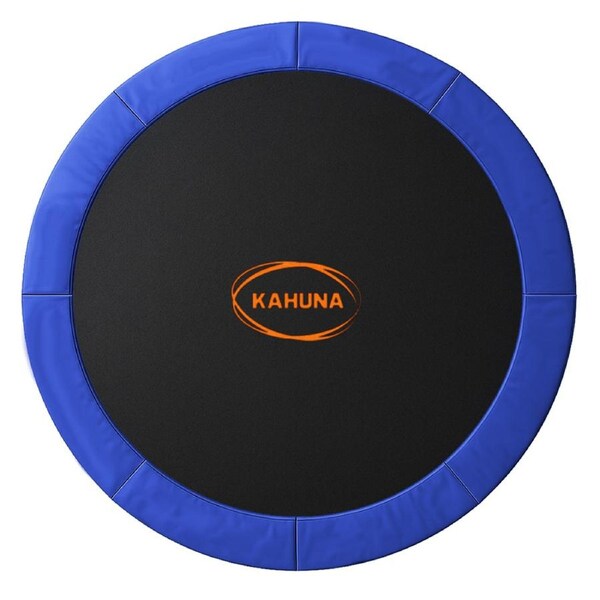 Kahuna 14ft Replacement Trampoline Safety Pad Cover and Jumping Spring Mat in Blue