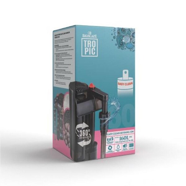 Bioscape Tropic "Easy Clean" Hang-On Filter 160L/H (BIS530)