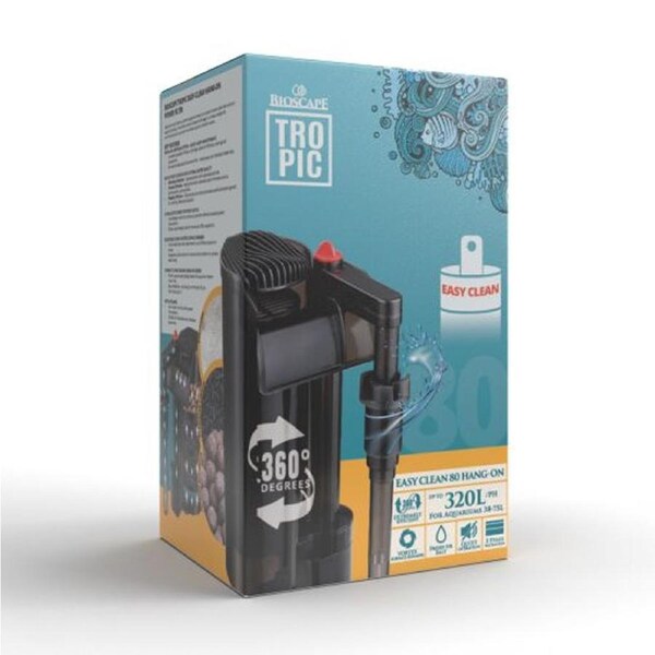 Bioscape Tropic "Easy Clean" Hang-On Filter 320L/H (BIS531)