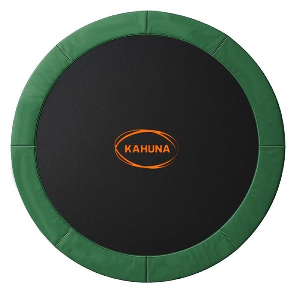 Kahuna 16ft Replacement Trampoline Safety Pad Cover and Jumping Spring Mat - Green