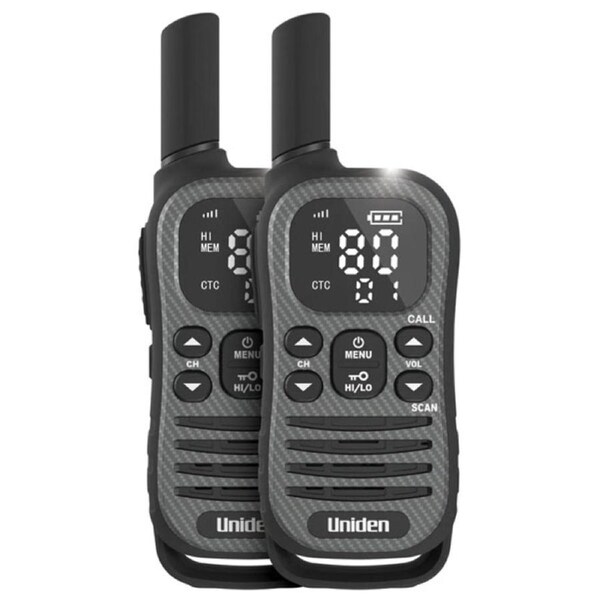 Uniden UH620-2 Max 2W UHF CB HH Radio Twin Pack
