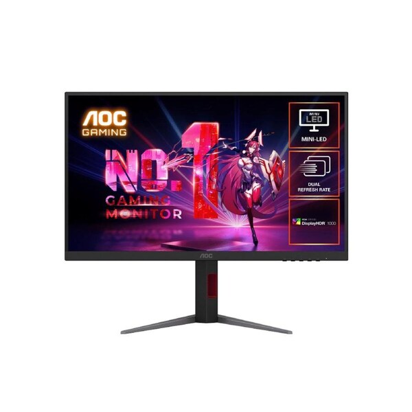 AOC U27G4XM 27" UHD 160Hz/FHD 320Hz Dual Mode 1ms HDR1000 Fast IPS Gaming Mini-LED Monitor