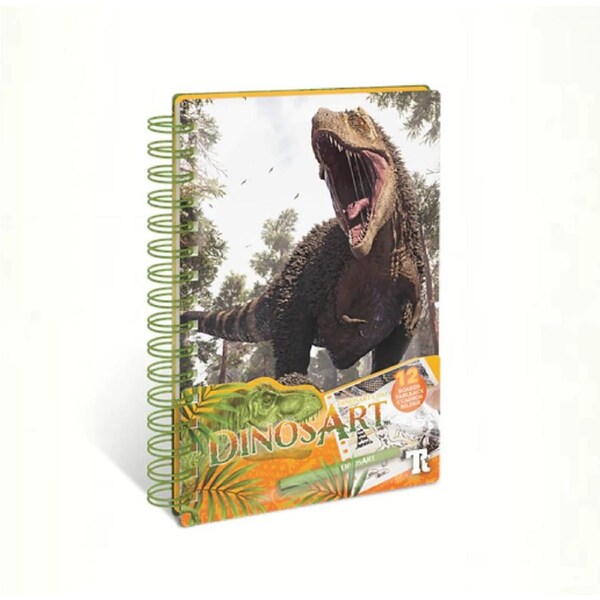 DinosArt Dinosaurs Small Creative Book - FOIL