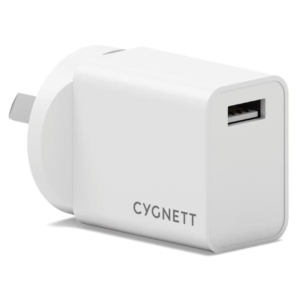 [CY5594PDWCH] Cygnett PowerPlus 12W USB-A Wall Charger White