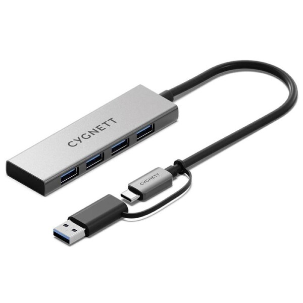 [CY5388CYHUB] Cygnett Unite 4-in-1 USB-C to USB-A Hub