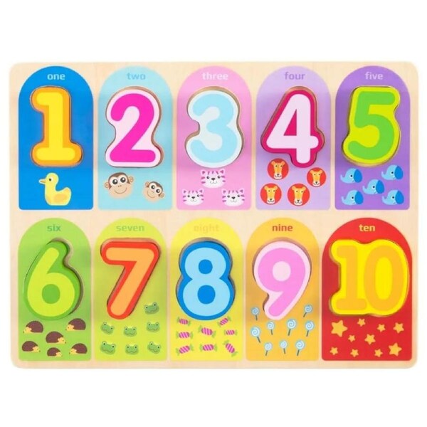 Fat Brain Toys - Let's Count to 10 Puzzle