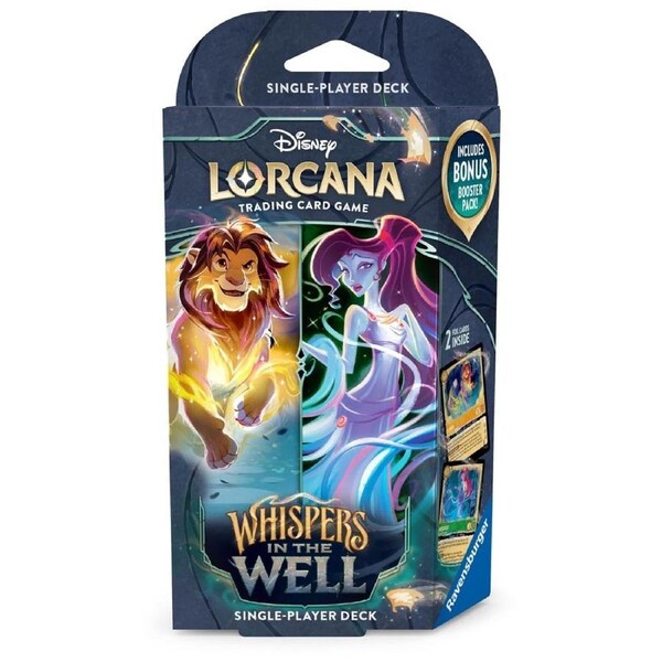Disney Lorcana - TCG - Whispers in the Well Megara & Simba Single Player (Starter) Deck