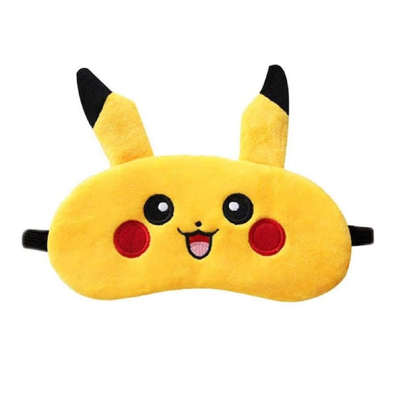 Nevenka Cute Eyes Mask Comfortable Soft Eye Cover Sleep-Pikachu
