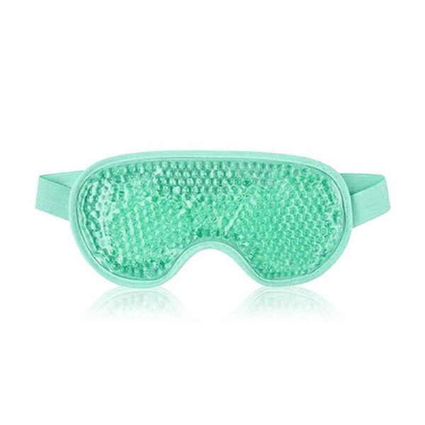 Nevenka Reusable Gel Sleeping Ice Eye Mask for Headache Stress Relief-Green